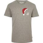 River Island Mensgrey Marl Jack & Jones Santa Print T-shirt