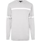 River Island Mens Stripe Block Sweatshirt