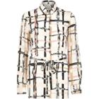 River Island Womens Check Belted Shirt
