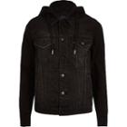 River Island Mens Only And Sons Contrast Trucker Jacket