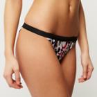 River Island Womens Print Contrast Waist Bikini Bottoms