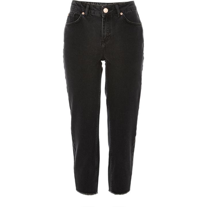 River Island Womens Washed Girlfriend Jeans