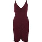 River Island Womens Ruched Corset Side Dress