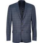River Island Mens Checked Slim Travel Suit Jacket