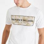 River Island Mens White 'province' Slim Fit T-shirt