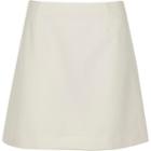 River Island Womens White Crepe Mini Skirt