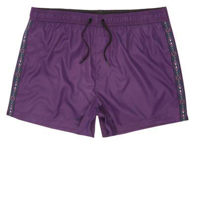 River Island Mens Aztect Trim Swim Shorts