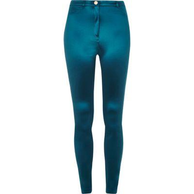 River Island Womens Shiny Tube Pants