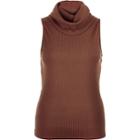 River Island Womens Ribbed Cowl Neck Sleeveless Top