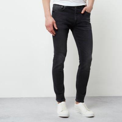 River Island Mens Faded Skinny Fit Sid Jeans
