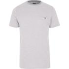 River Island Mens Button Pocket Slim Fit Pique T-shirt