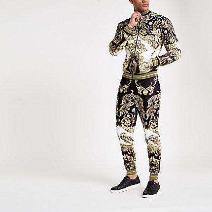 River Island Mens Jaded Baroque Jewel Track Jacket