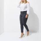 River Island Womens Plus Wash Molly Skinny Jeggings