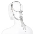 River Island Womens Silver Tone Embellished Back Crown