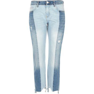 River Island Womens Panel Straight Leg Jeans