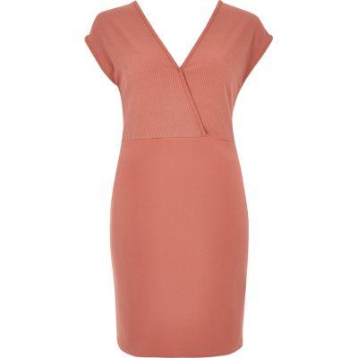 River Island Womens Plunge Neck Jersey Dress
