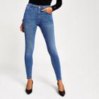 River Island Womens Bright Amelie Mid Rise Skinny Jeans