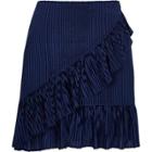 River Island Womens Cord Frill Front Mini Skirt