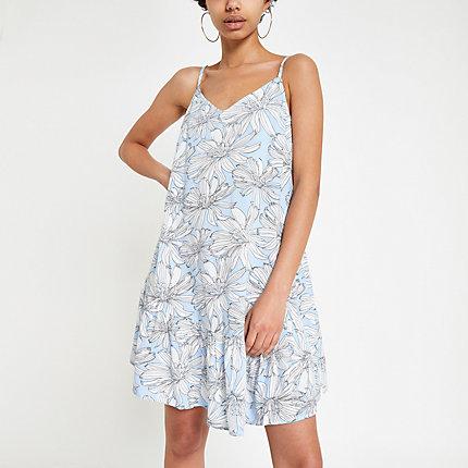 River Island Womens Floral Slip Dress