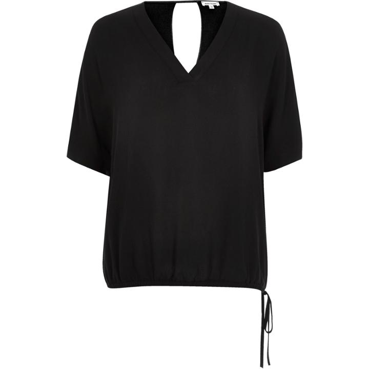River Island Womens V-neck Drawstring T-shirt