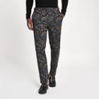 River Island Mens Crane Print Skinny Smart Pants