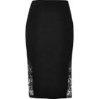 River Island Womens Lace Panel Pencil Skirt