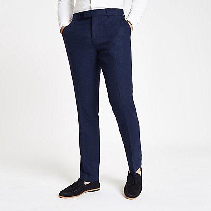 River Island Mens Farah Wool Skinny Suit Pants