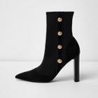 River Island Womens Military Heeled Ankle Boots