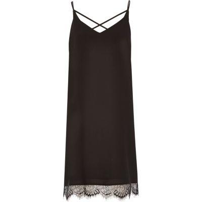 River Island Womens Lace Hem Slip Dress