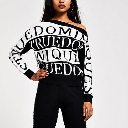 River Island Womens Petite 'rue Dominique' Shoulder Jumper