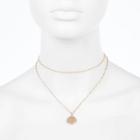 River Island Womens Rose Gold Tone Layered Choker Necklace