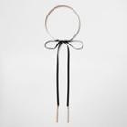 River Island Womens Rose Gold Tone Bow Front Choker Necklace