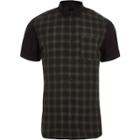 River Island Mens Check Slim Fit Short Sleeve Shirt