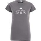 River Island Womens 'elle Reve Paris' Fitted T-shirt