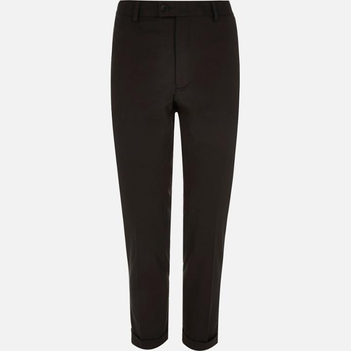 River Island Mensblack Smart Skinny Pants