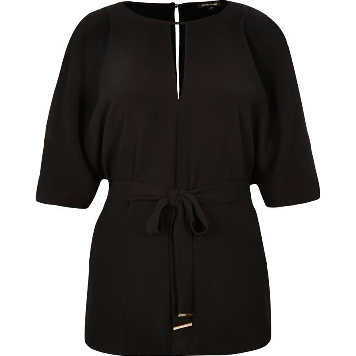 River Island Womens Belted Top