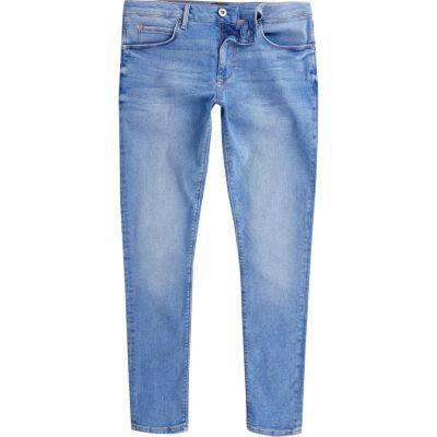 River Island Mens Spray On Super Skinny Jeans