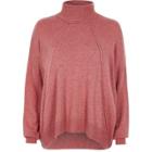 River Island Womens Roll Neck Exposed Seam Jumper