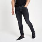River Island Mens Washed Skinny Jeans