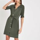 River Island Womens Long Sleeve Jersey Shirt Dress