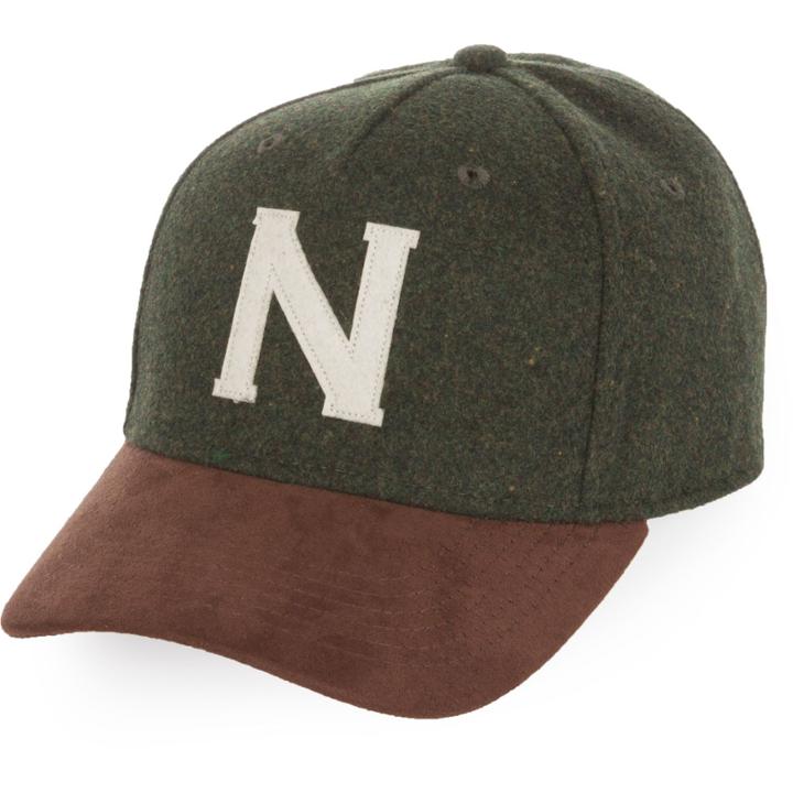 River Island Mensgreen N Flatpeak Cap