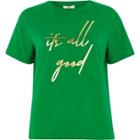 River Island Womens 'it's All Good Print T-shirt