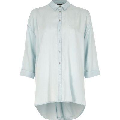 River Island Womens Twist Back Long Sleeve Shirt