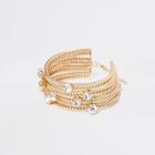 River Island Womens Gold Tone Jewel Chain Bracelet