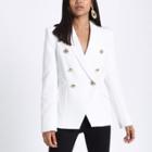 River Island Womens Petite Double Breasted Tux Blazer