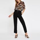 River Island Womens Ring Buckle Tapered Trousers