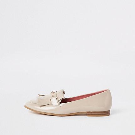 River Island Womens Fringe Snaffle Loafers