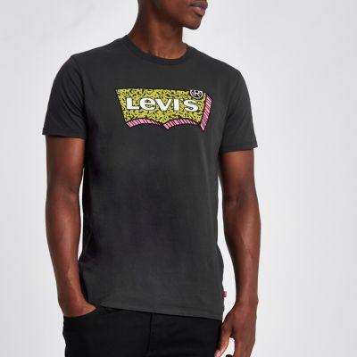 River Island Mens Levi's Graphic Print Crew Neck T-shirt