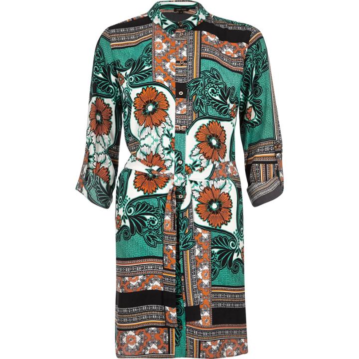 River Island Womens Floral Print Shirt Dress