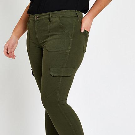River Island Womens Plus Amelie Utility Jeans